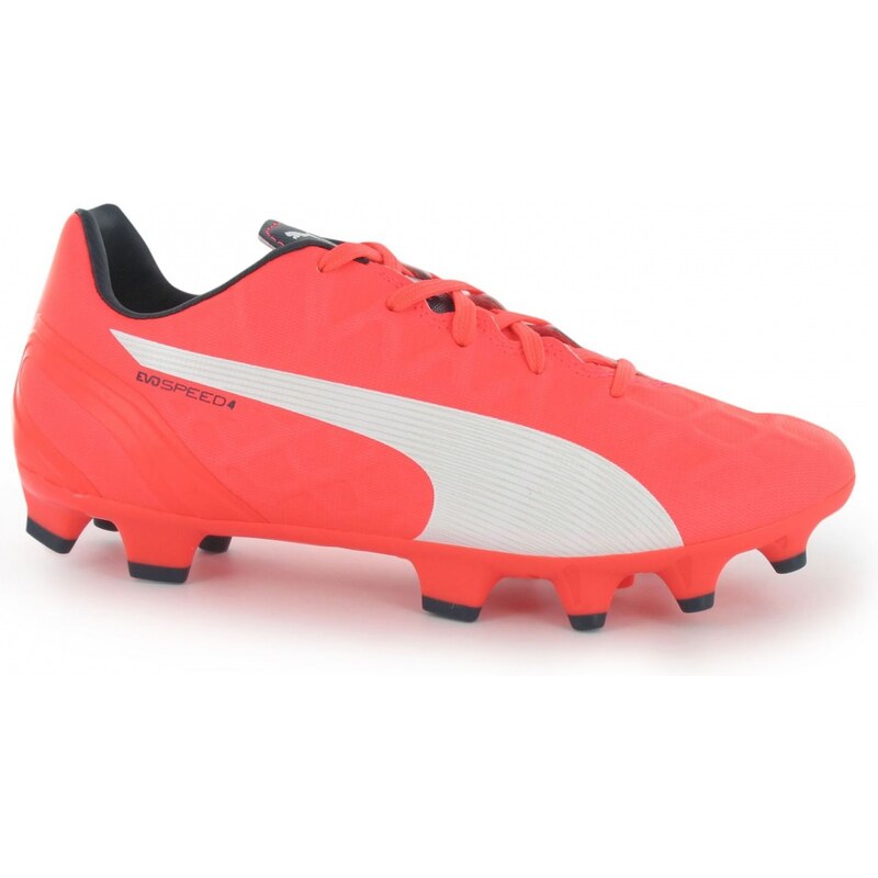 Puma EvoSpeed 4.4 FG Childrens Football Boots, orange