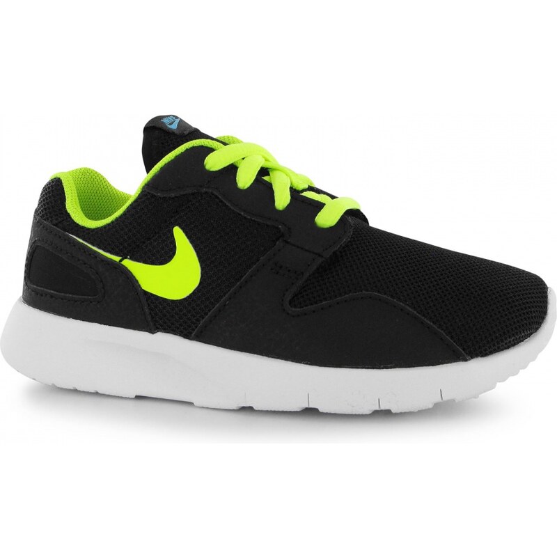 Nike Kaishi Childrens Running Shoes, black/volt