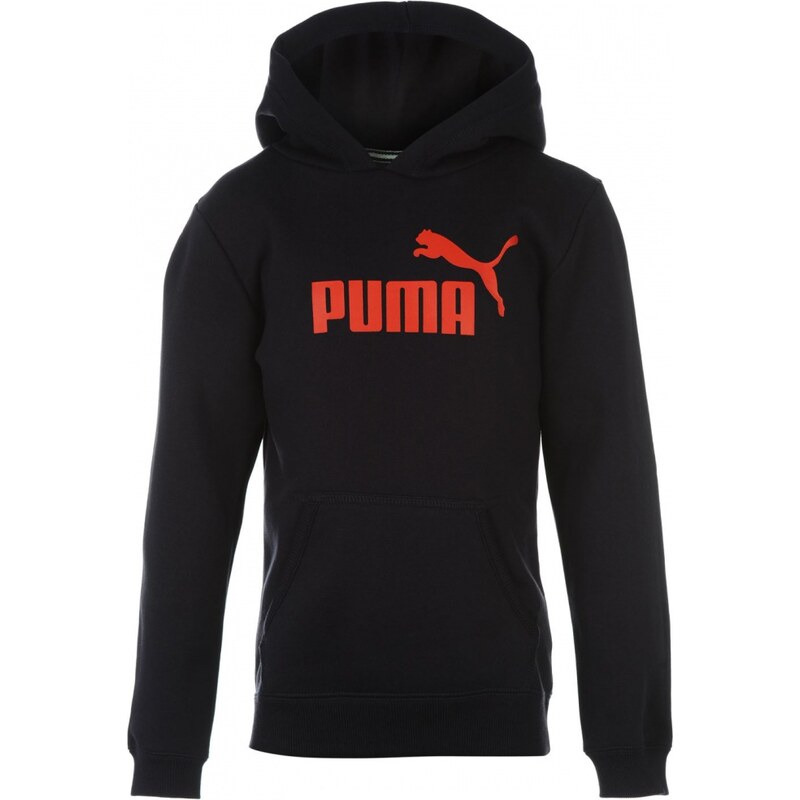 Puma No1 Logo Hoody Junior Boys, navy/red