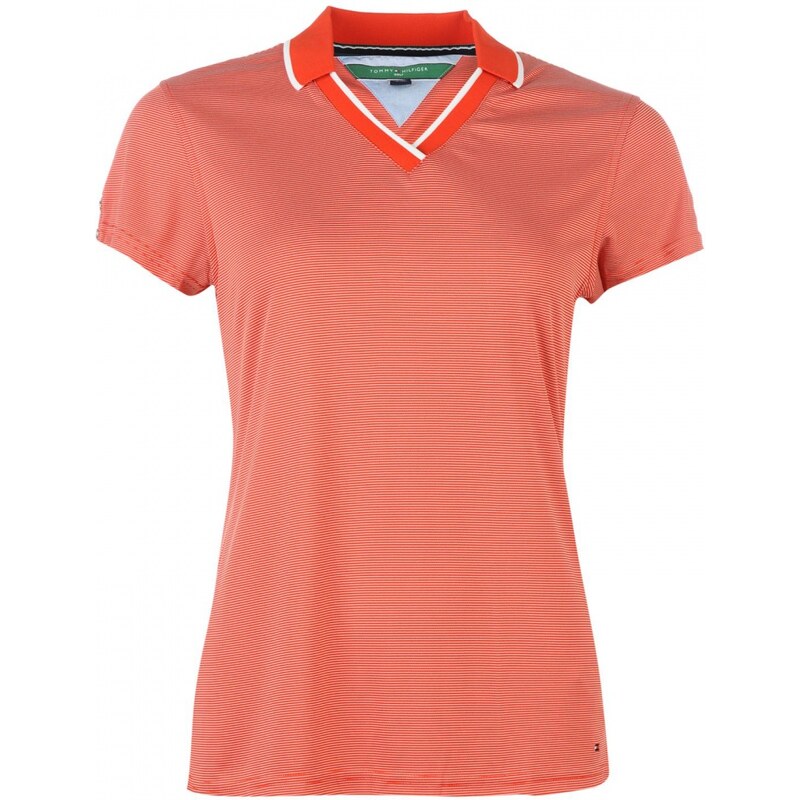 Tommy Hilfiger Cristina Ladies Golf Polo, fiery red