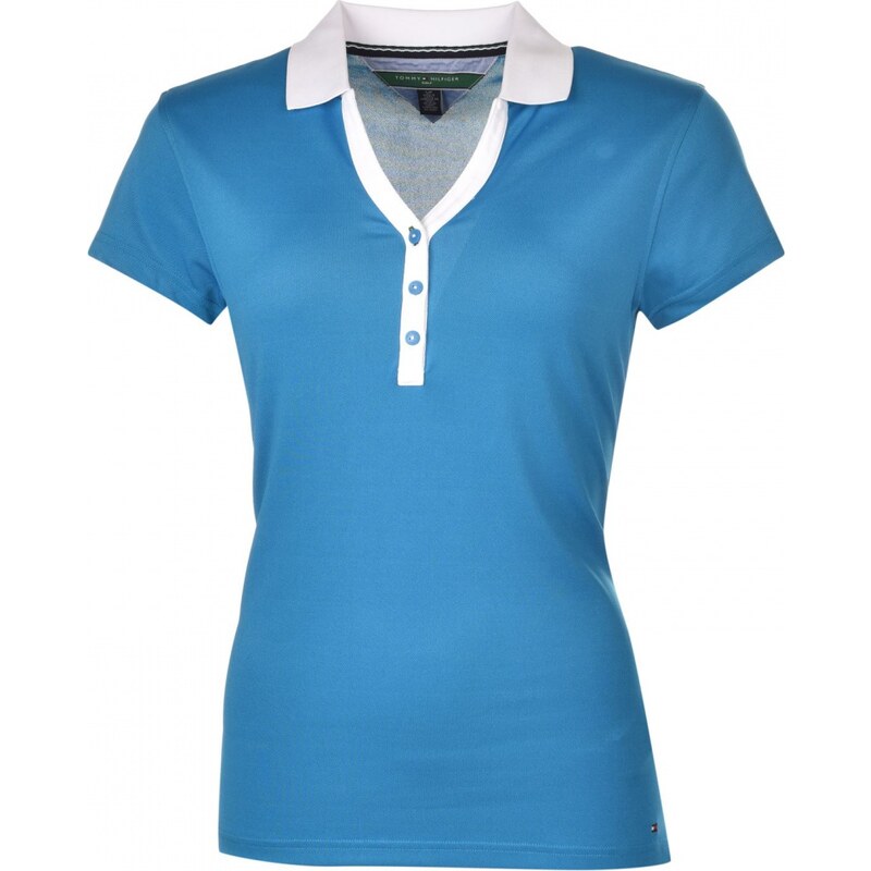 Tommy Hilfiger Meryl Golf Polo Shirt, methyl blue