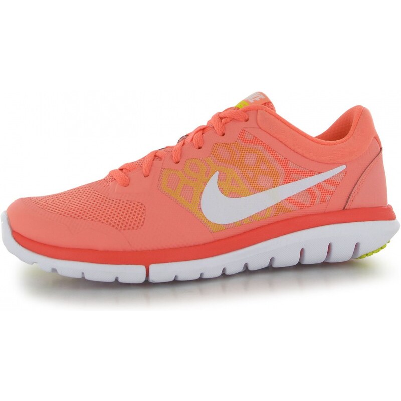 Nike Flex 2015 Run Ladies Running Shoes, pink/white/orng