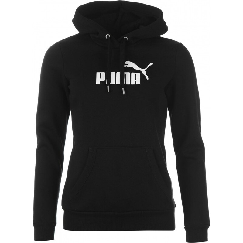 Puma No1 Logo Ladies Hoody, black/white