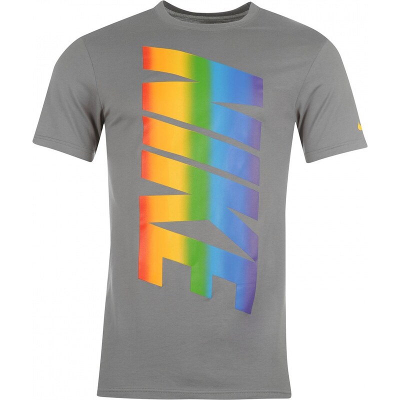 Nike Rainbow QTT TShirt Junior Boys, charcoal