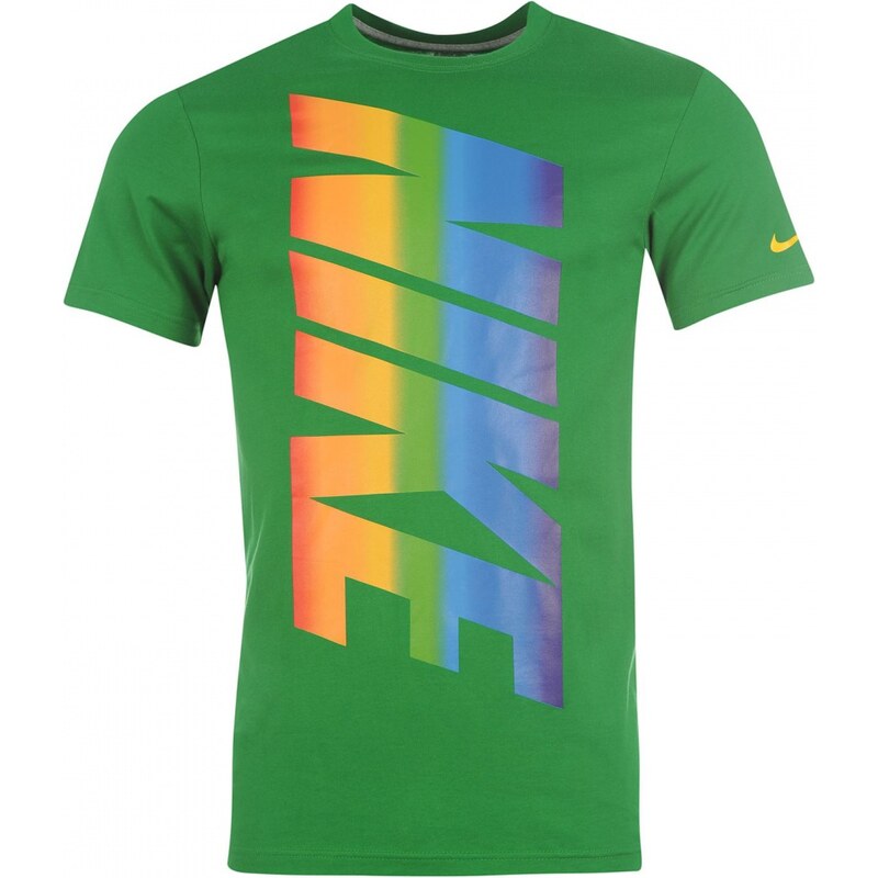 Nike Rainbow QTT TShirt Junior Boys, green