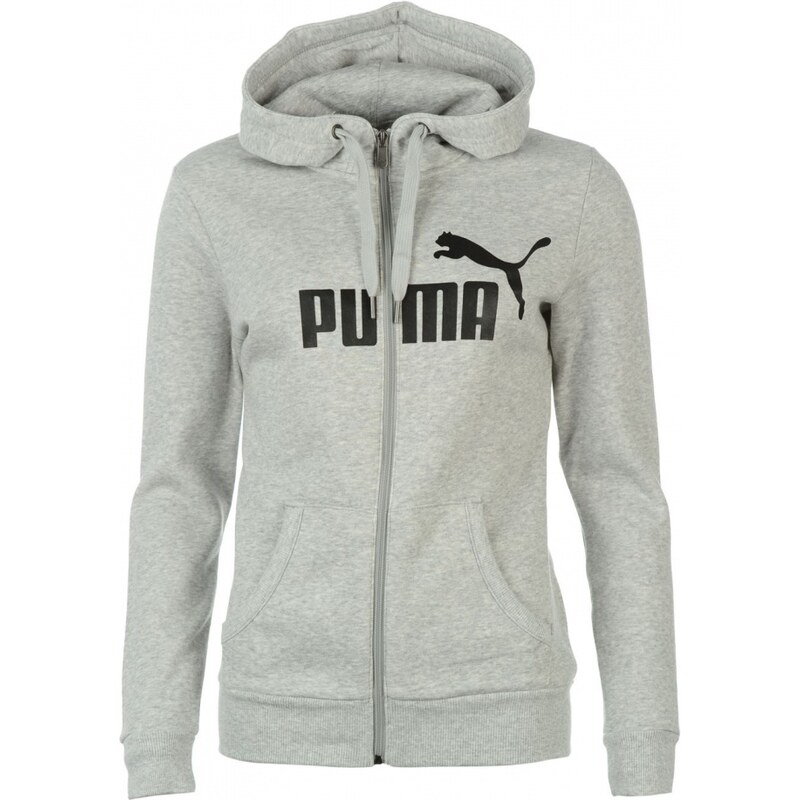 Puma No1 Logo Hoody Ladies, grey