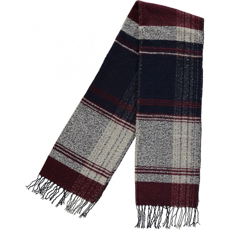 Rock and Rags Boucle Scarf, navy multi