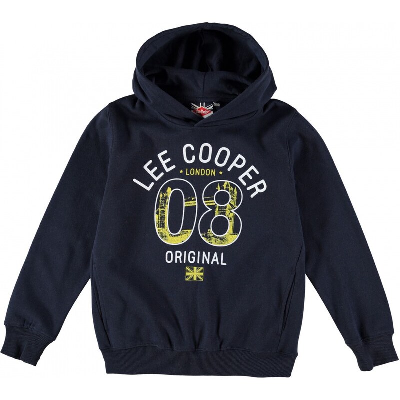 Lee Cooper Over The Hoody Junior Boys, navy