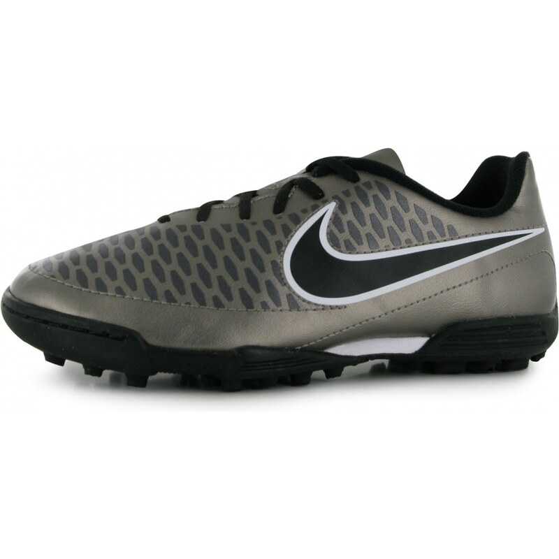 Nike Magista Ola Junior Astro Turf Trainers, mtlc pewter/blk