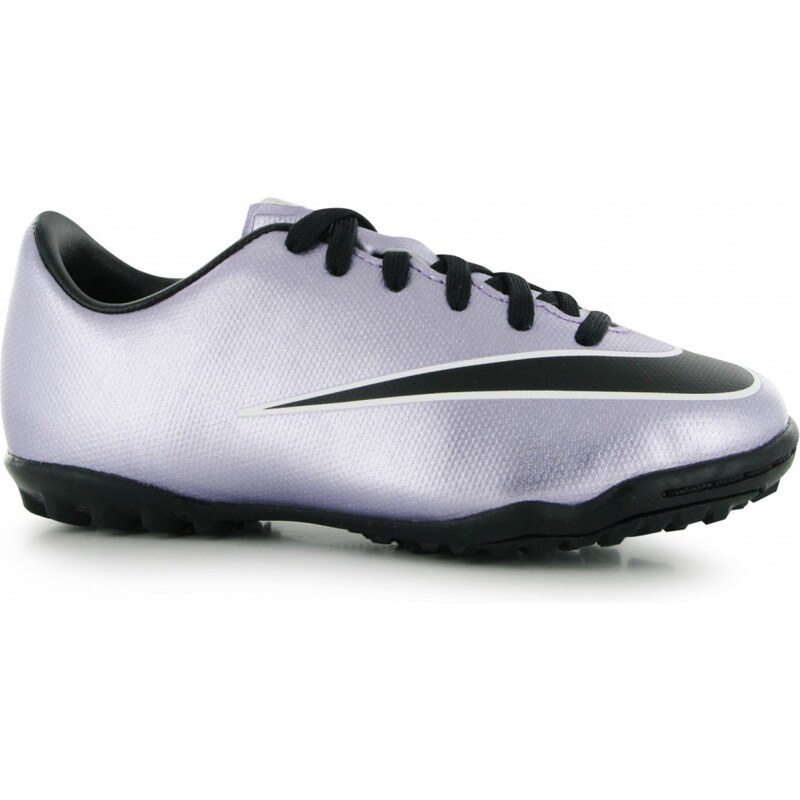 Nike Mercurial Victory Childrens Astro Turf Trainers, urban lilac/blk