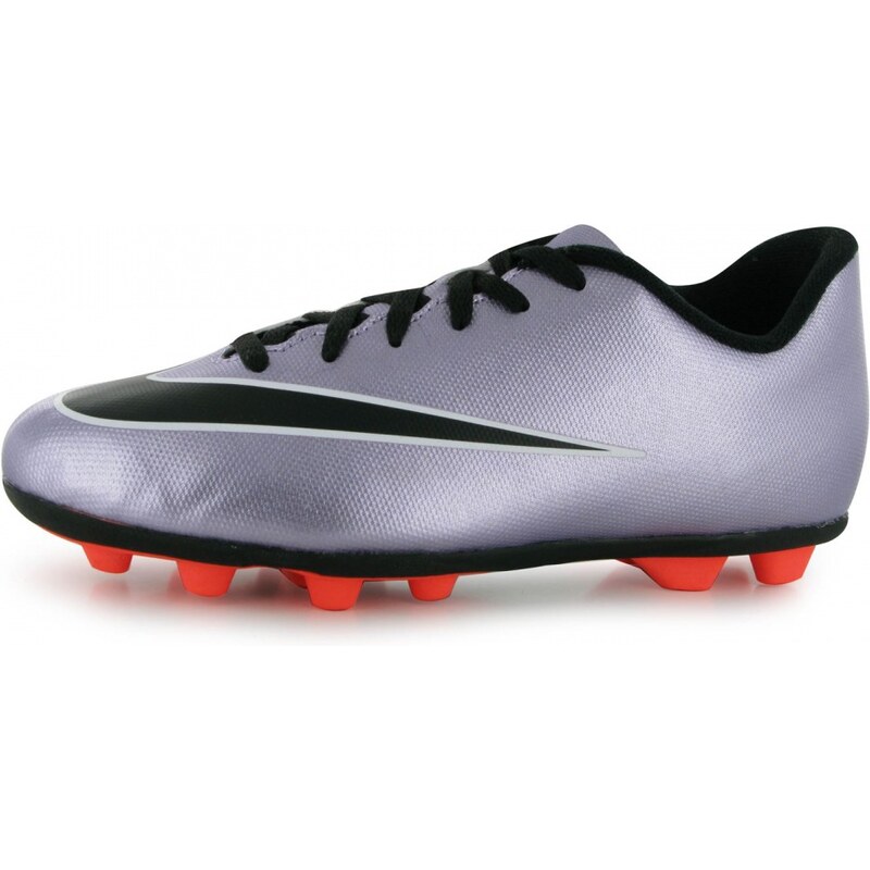 Nike Mercurial Vortex II FG Junior Football Boots, urban lilac/blk