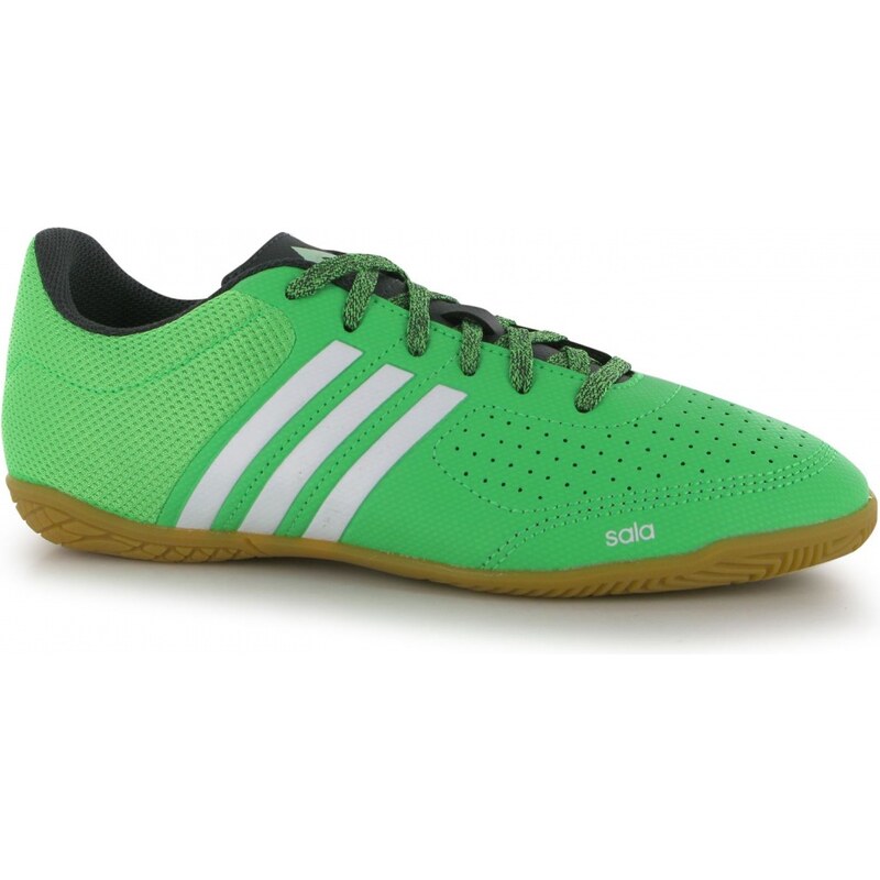 Adidas Ace 15.3 CT Junior Indoor Football Trainers, flashgreen/wht