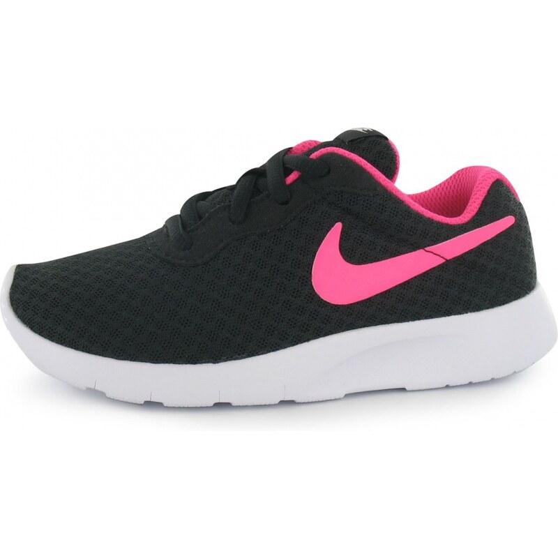 Nike Tanjun Childrens Running Trainers, black/pink