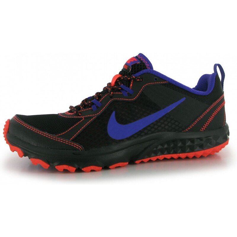 Nike Wild Trail Ladies Trail Running Shoes, black/purple