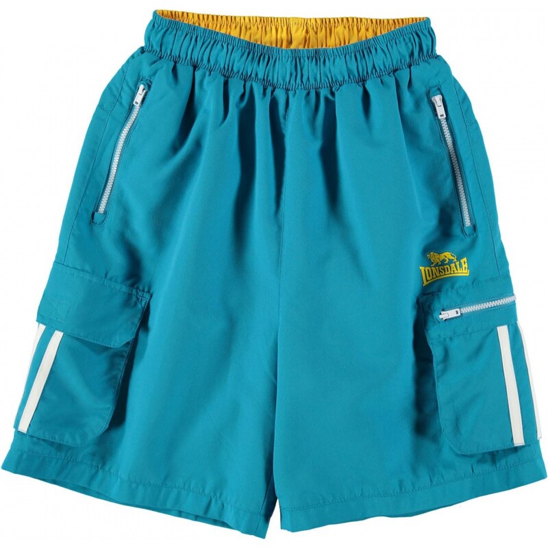 Lonsdale Cargo Shorts Junior, brblue/white