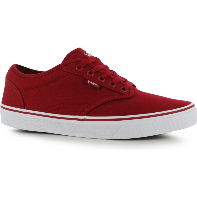 Vans Atwood Canvas Trainers, red/white