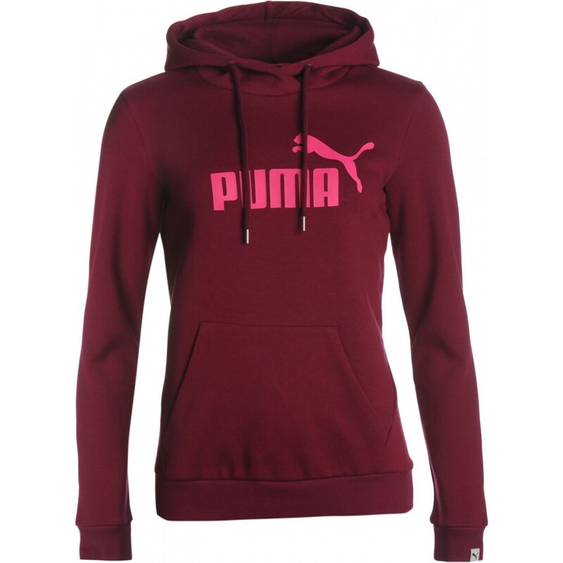 Puma No1 Logo Ladies Hoody, magenta purple