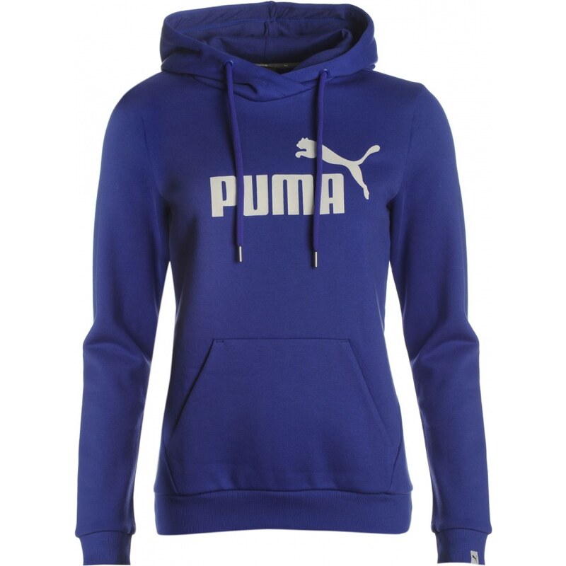 Puma No1 Logo Ladies Hoody, royal blue