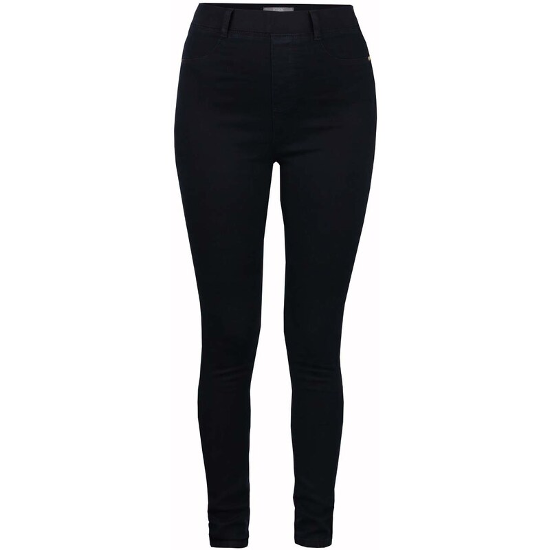 Tmavě modré skinny jeggins s vyšším pasem Dorothy Perkins