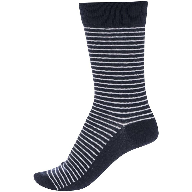 Tmavě modré pruhované ponožky Jack & Jones Digger
