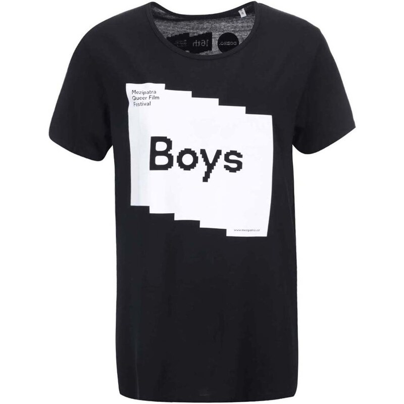 DOBRO. "Dobré" černé unisex triko pro Mezipatra Boys