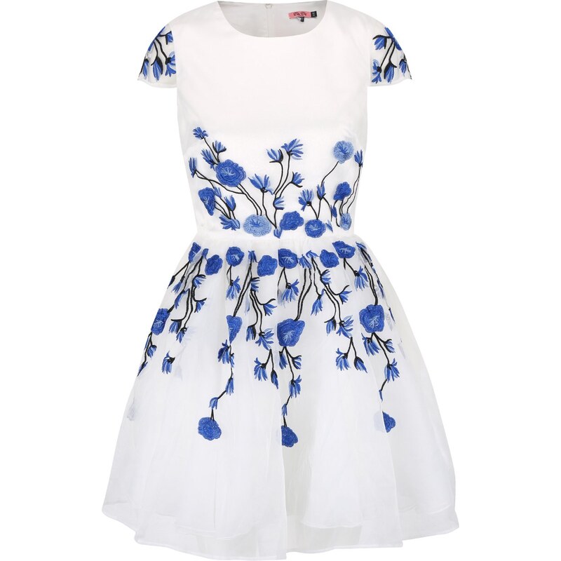 Bílé květované šaty Chi Chi London Taylor
