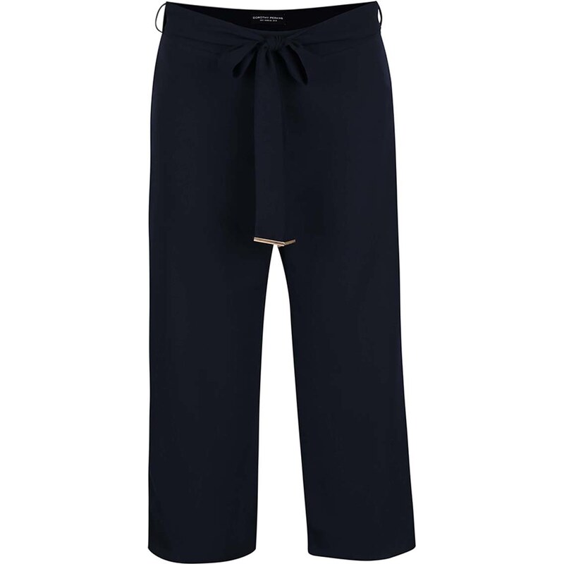 Tmavě modré culottes Dorothy Perkins