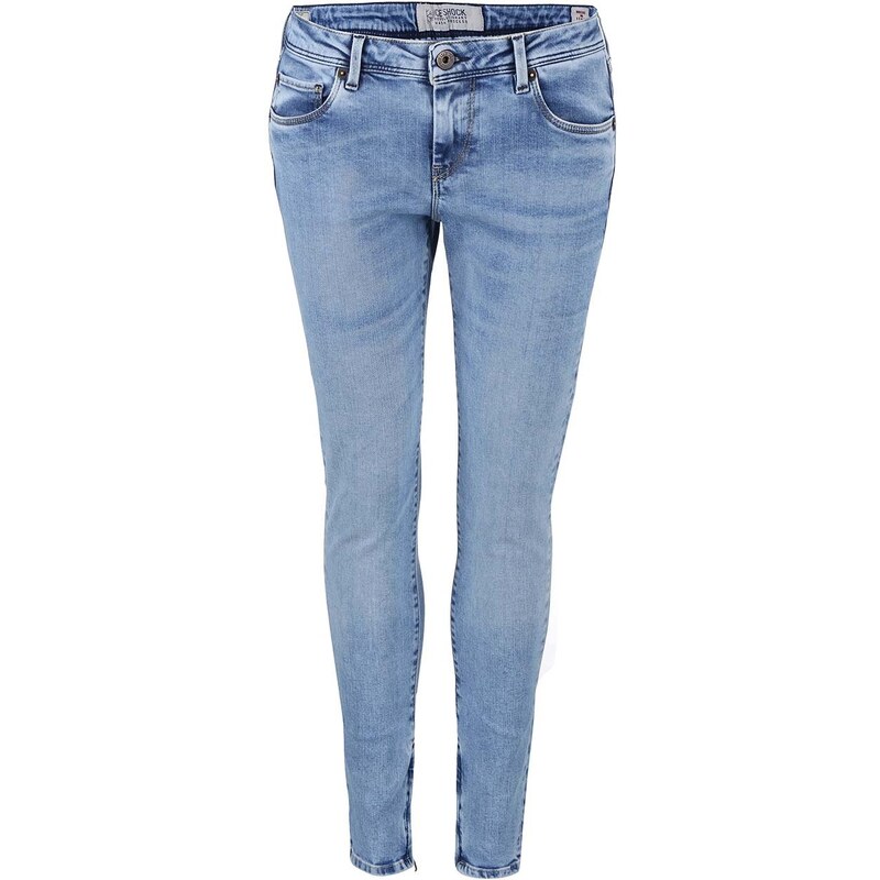 Světle modré dámské slim fit džíny Pepe Jeans Cher