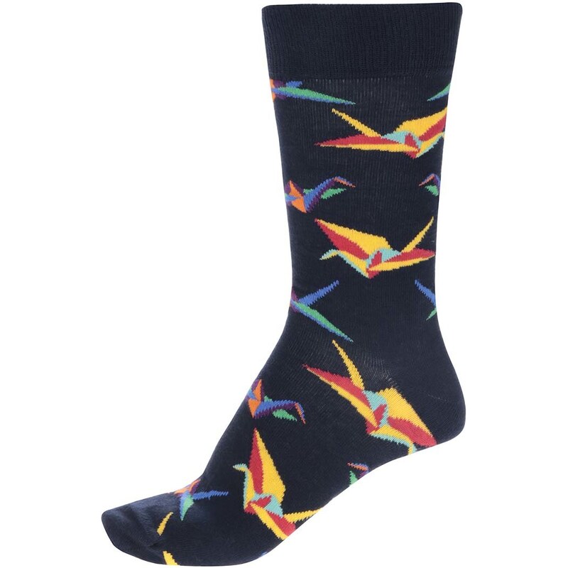 Tmavě modré pánské ponožky Happy Socks Origami