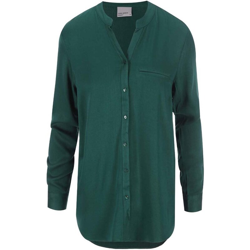 Zelená košile Vero Moda Measy