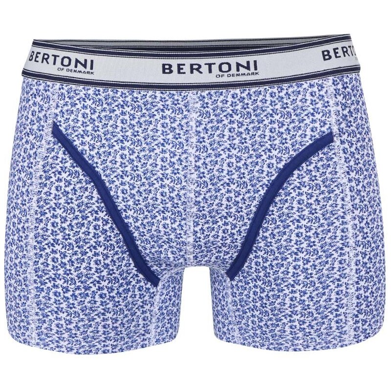 Modré vzorované boxerky Bertoni Vagn