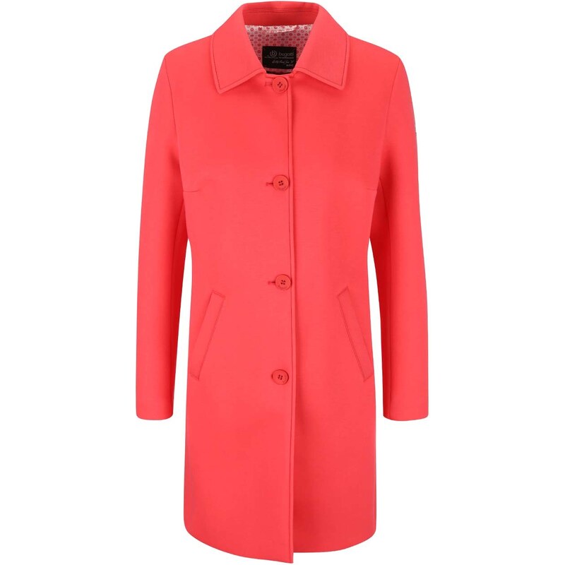 Červený dámský kabát bugatti