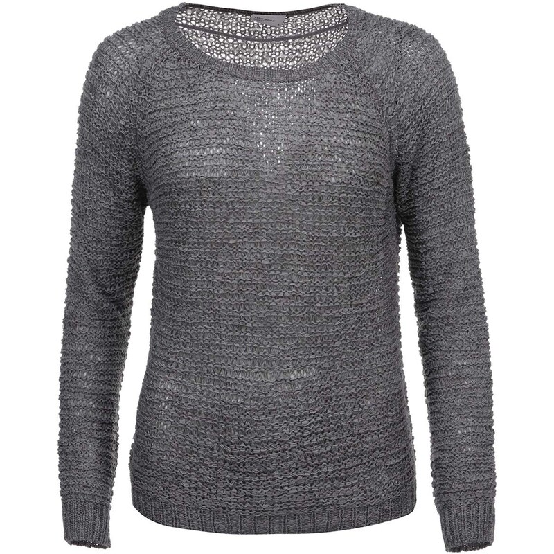 Šedý pletený svetr Vero Moda Verla