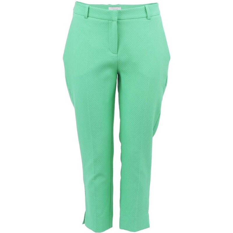 Zelené osminkové kalhoty Almari