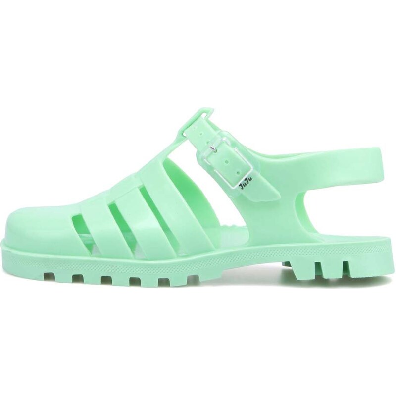Zelené plastové sandálky JuJu Maxi