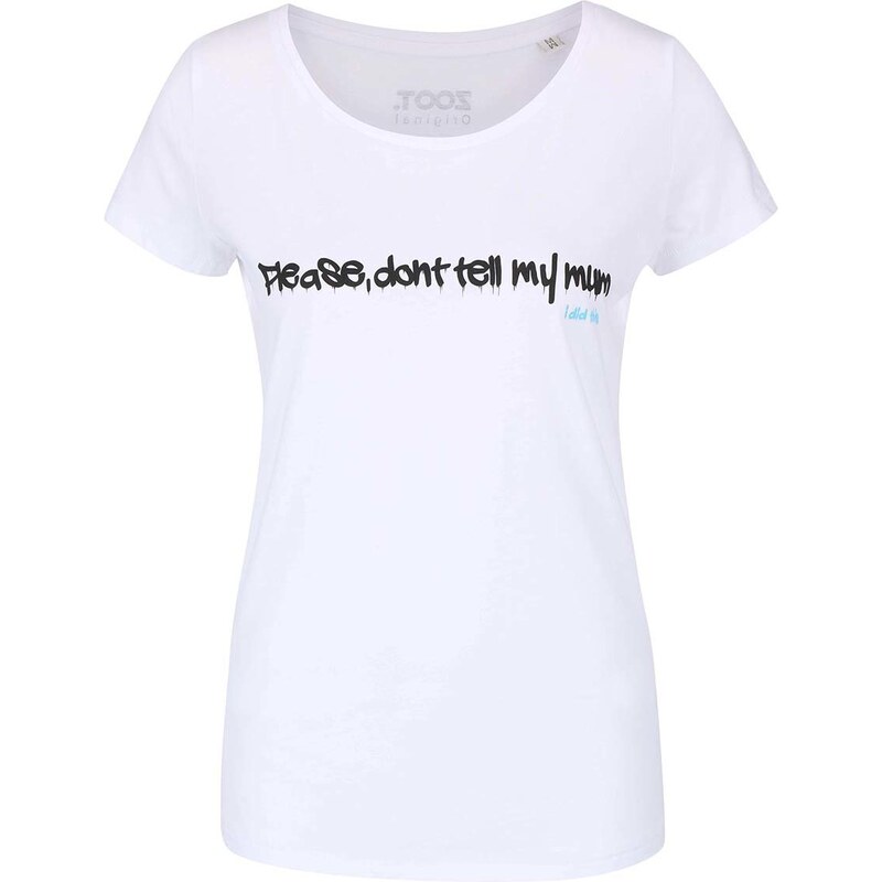 Bílé dámské tričko ZOOT Originál Please Don´t