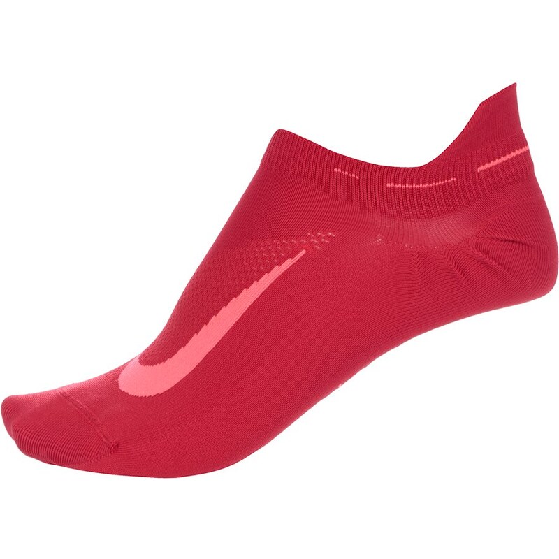 Červené unisex kotníkové ponožky Nike Elite Running
