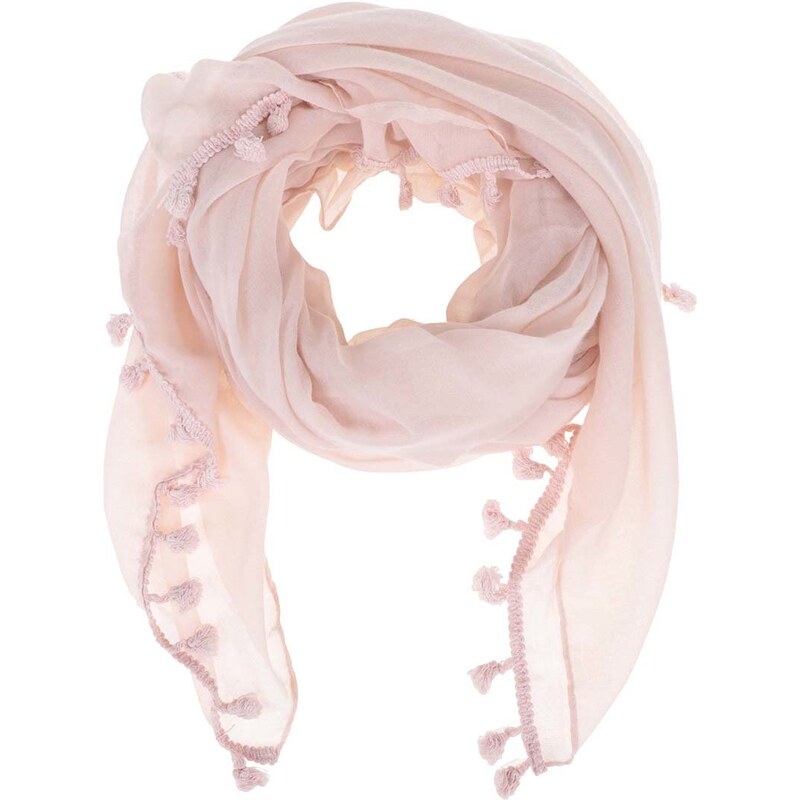 Světle růžový šátek Zabaione Zottel