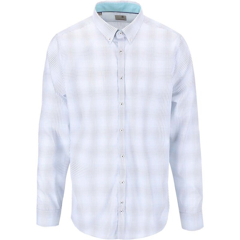 Modro-bílá kostkovaná košile Seidensticker Remy Petit Slim Fit
