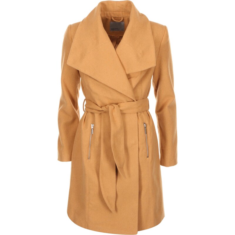Béžový kabát Vero Moda Kate