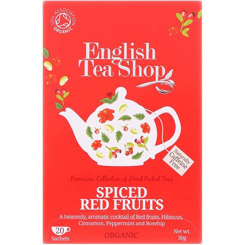 Ovocný čaj English Tea Shop Kořeněné červené Ovoce Bio
