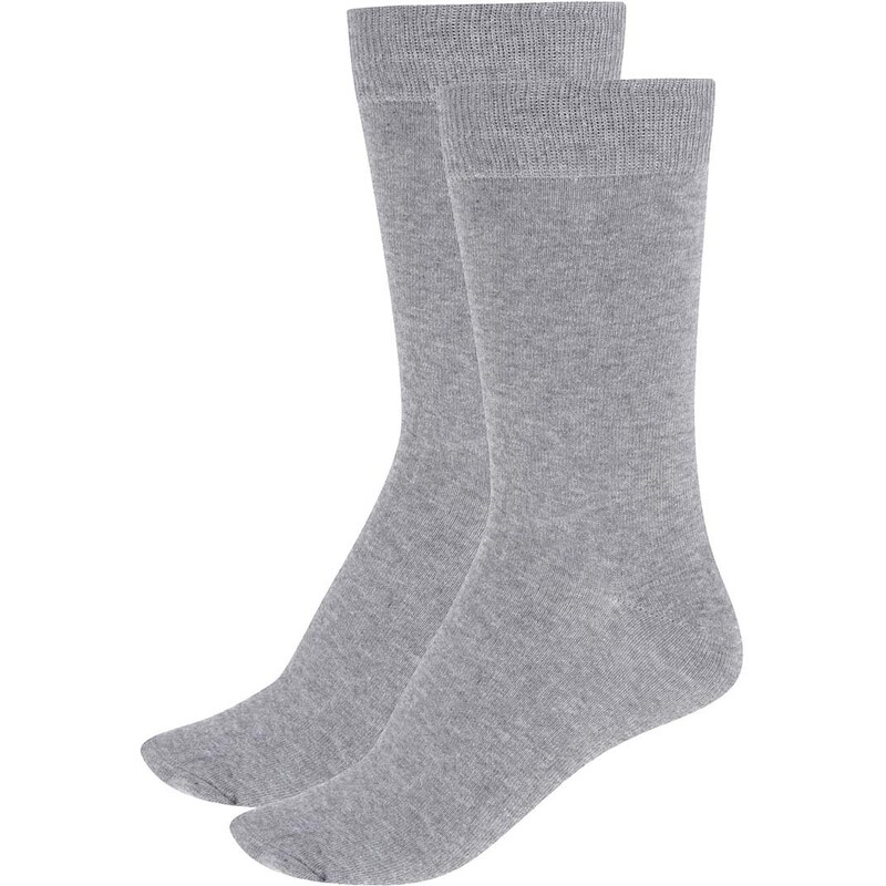Sada dvou ponožek v šedé barvě Selected Homme Earl