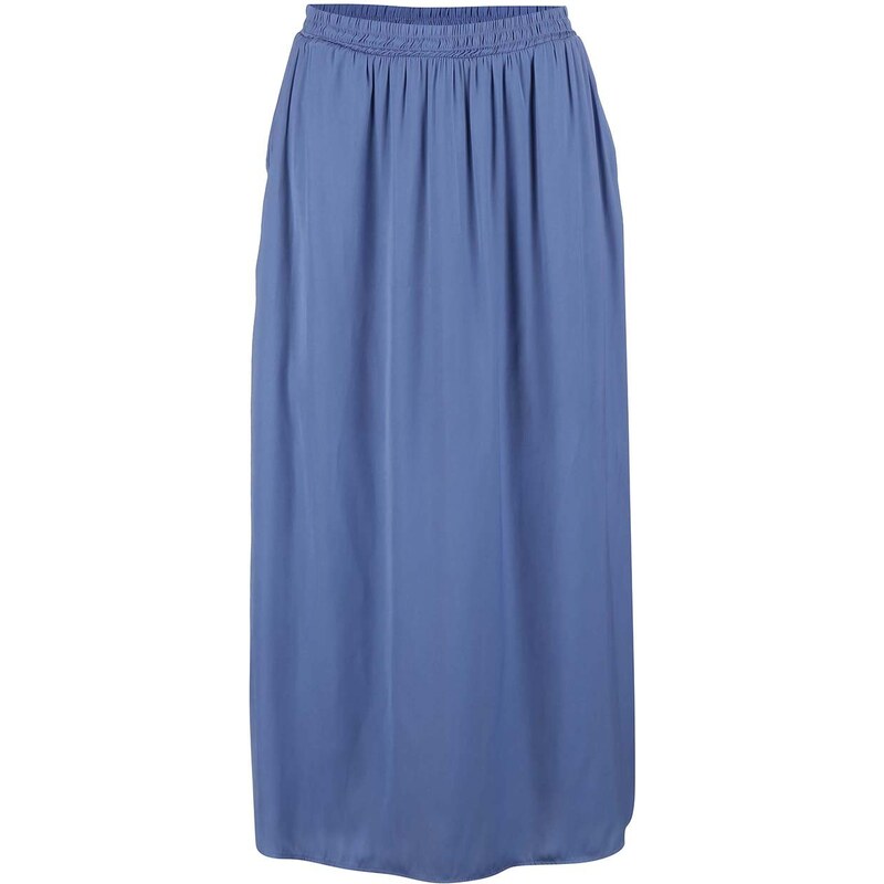 Modrá dlouhá sukně Vero Moda Nellie
