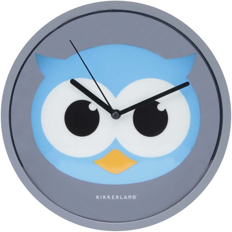 Nástěnné hodiny se sovou Kikkerland Owl