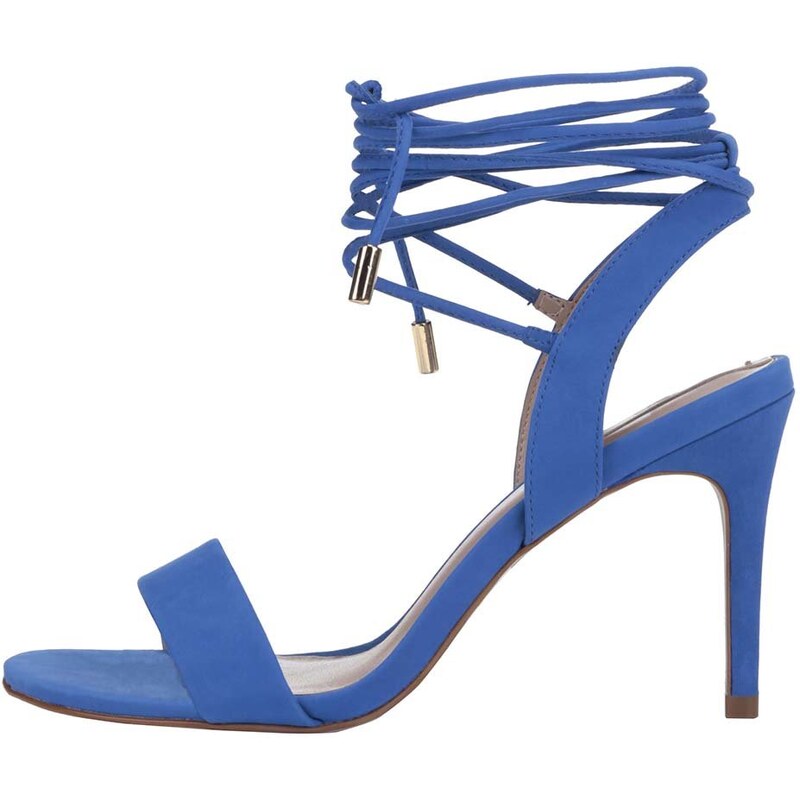 Modré kožené šněrovací sandálky ALDO Marilyn