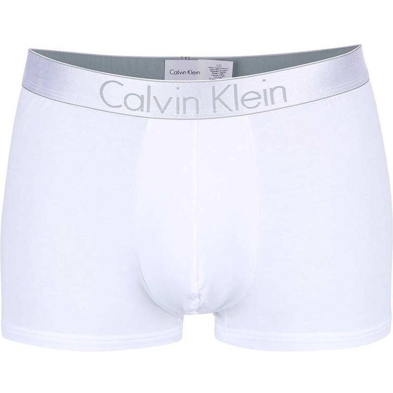 Bílé kratší boxerky Calvin Klein