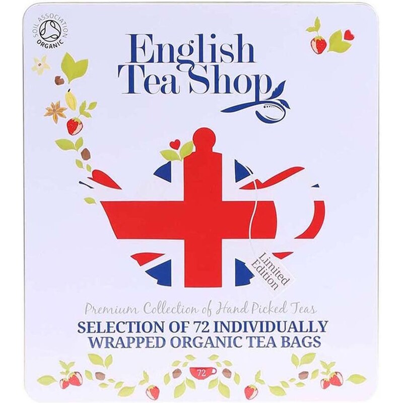 Plechová kazeta se 72 čaji English Tea Shop Diamond Jubilee