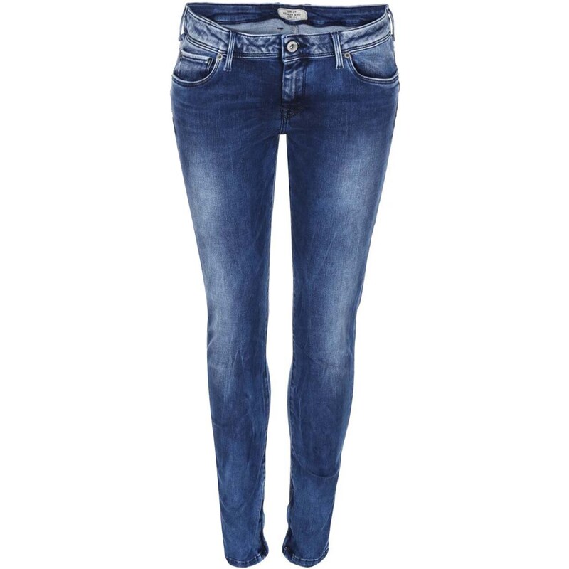 Tmavě modré dámské džíny s nízkým pasem Pepe Jeans Cher
