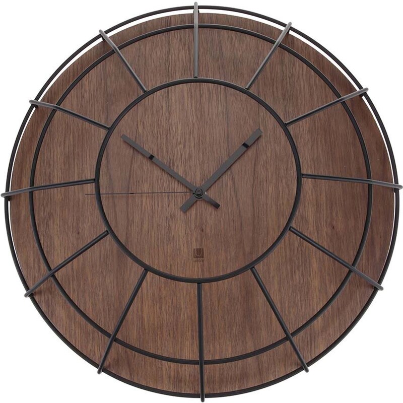 Dřevěné nástěnné hodiny Umbra Cage