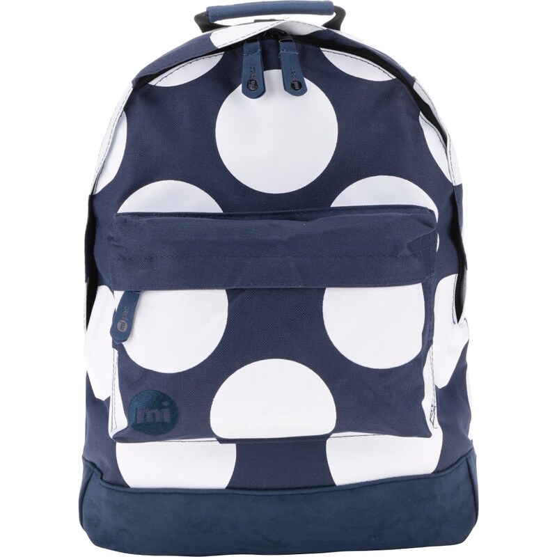 Bílo-modrý dámský batoh s puntíky Mi-Pac All Polka XL